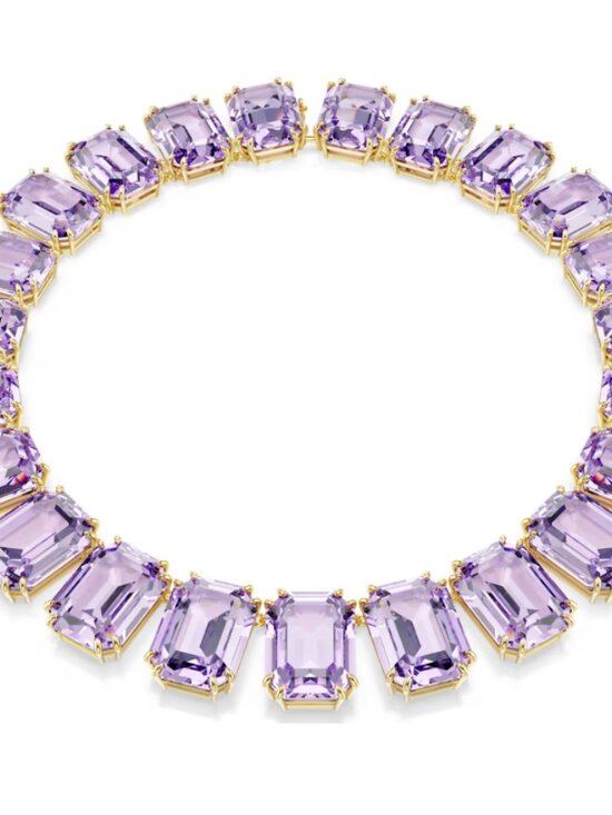 Swarovski Jewelry - Swarovski Millenia Light Purple Emerald-Cut Crystal Necklace